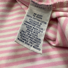 Polo Ralph Lauren Shirt Mens Large Pink Pima Soft Touch Pony Stripe Short Sleeve