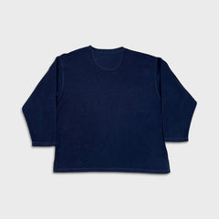 Vintage 90s Chaps Ralph Lauren Fleece Mens Large Blue Spell Out Pullover Jacket