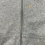 Vintage Y2K Nike Sportswear Hoodie Mens Large Gray Swoosh Full Zip Hooded Sweater