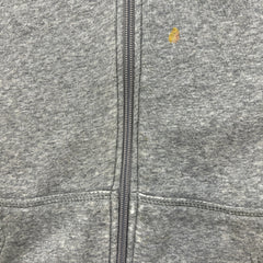 Vintage Y2K Nike Sportswear Hoodie Mens Large Gray Swoosh Full Zip Hooded Sweater