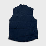 Levi's Vest Mens Large Blue Button Up Puffer Outdoor Lightweight Jacket