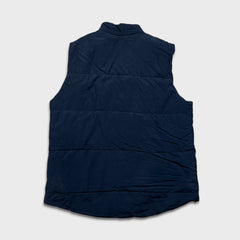 Levi's Vest Mens Large Blue Button Up Puffer Outdoor Lightweight Jacket