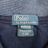 Vintage 90s Polo Ralph Lauren Shawl Collar Sweatshirt Mens XL Blue Pony Pullover