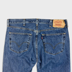 Levi's 501 Jeans Mens 38x32 Blue Original Fit Straight Medium Wash Denim Pants