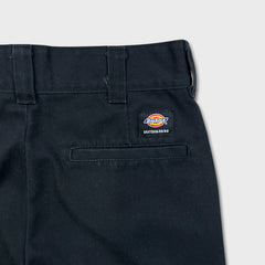Dickies Pants Mens 30x30 Black Straight Leg Workwear Skateboard Casual Trousers