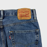 Levi's 550 Jeans Mens 32x30 Blue Relaxed Fit Straight Leg Medium Wash Baggy Denim Pants