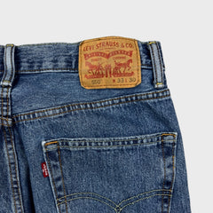 Levi's 550 Jeans Mens 32x30 Blue Relaxed Fit Straight Leg Medium Wash Baggy Denim Pants