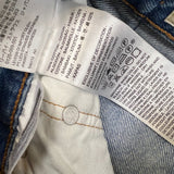 Levi's 501 Jeans Womens 25x30 Blue Original Fit Straight Distressed Medium Wash Pants