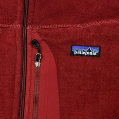 Patagonia Fleece Mens XL Red Full Zip Polartec Outdoor Jacket