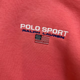 Polo Sport Ralph Lauren Hoodie Mens Medium Amalfi Red Hooded Sweater