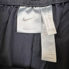 Nike Sportswear Track Pants Mens Medium Gray Swoosh Straight Leg Athletic