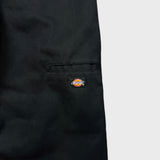 Dickies Pants Mens 30x30 Black Loose Fit Double Knee Workwear Baggy Trousers