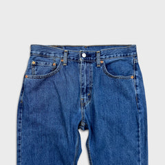 Levi's 505 Jeans Mens 33x30 Blue Regular Fit Straight Leg Medium Wash Denim Pants