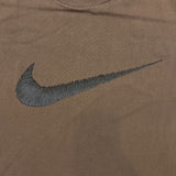 Vintage 90s Nike Sportswear T Shirt Mens Large Brown Big Swoosh Faded Tee
