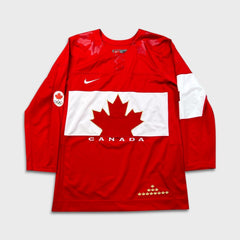 Vintage 2014 Nike Team Canada Sochi Olympics Jersey Mens Medium Red NHL Hockey