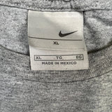 Vintage 2005 Nike T Shirt Mens XL Gray Basketball In The Paint Swoosh Tee