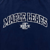 Vintage 90s Toronto Maple Leafs T Shirt Mens XL Blue Sports NHL Hockey Tee