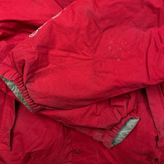 Nautica Jacket Mens XL Red NS-83 Reverisble Puffer Down Full Zip Outdoor Coat