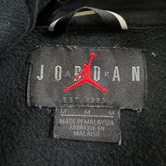 Nike Air Jordan Brand Hoodie Mens Medium Black Jumpman Pullover Hooded Sweater