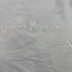 Vintage Y2K Nike Golf Sweatshirt Mens Large White Sportswear Swoosh Pullover Crewneck