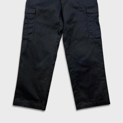 Dickies Pants Mens 34x32 Black Regular Straight Workwear Chino Cargo Trouser