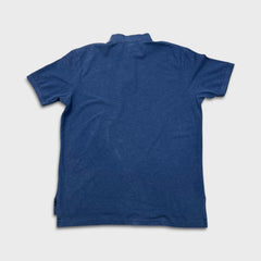 Vintage 90s Polo Ralph Lauren Shirt Mens XL Blue Preppy Pony Casual Short Sleeve