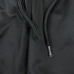 Kappa Track Pants Mens Medium Black Tear Away Side Tape Athletic Gym Jogger