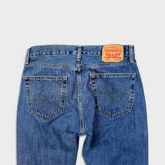 Levi's 505 Jeans Mens 33x30 Blue Regular Fit Straight Leg Medium Wash Denim Pants