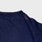 Vintage 90s School Of Hard Knocks Long Sleeve Tee Mens 2XL Blue USA Bulldog Shirt