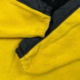 Vintage 90s Ralph Lauren Polo Sport Fleece Mens Medium Yellow 1/4 Zip Outdoor Pullover Jacket