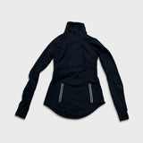 Lululemon Run Reflect Pullover Womens Size 6 Black 1/2 Zip Track Suit Top Jacket