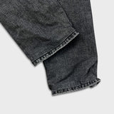 Levi's 505 Jeans Mens 32x26 Black Regular Fit Straight Leg Dark Wash Denim Pants