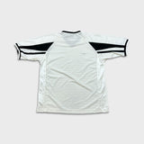 Vintage Y2K Nike Sportswear T Shirt Mens XL White Swoosh Athletic V Neck Short Sleeve Tee
