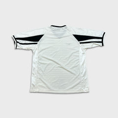 Vintage Y2K Nike Sportswear T Shirt Mens XL White Swoosh Athletic V Neck Short Sleeve Tee