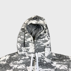 Vintage Y2K Ecko Unltd Hoodie Mens Medium Camo Full Zip AOP Hooded Sweater