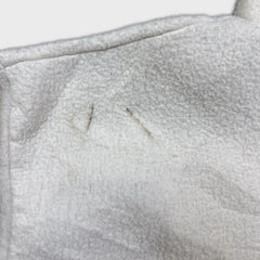 Vintage 90s Polo Sport Ralph Lauren Fleece Mens XL White USA 1/4 Zip Jacket