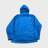 The North Face HyVent 2.5L Jacket Mens XL Blue Lightweight Waterproof Hooded