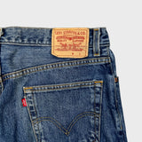 Vintage Y2K Levi's 550 Jeans Mens 34x29 Blue Relaxed Fit Faded Medium Wash Baggy Denim Pants