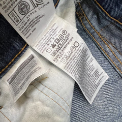 Levi's 505 Jeans Mens 34x30 Blue Regular Fit Straight Leg Dark Wash Faded Denim Pants