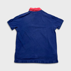 Vintage 90s Polo Ralph Lauren Shirt Mens XL Blue RLPC Crest Faded Short Sleeve