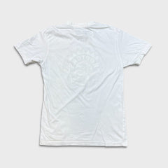 Mitchell & Ness Toronto Raptors T Shirt Mens Small White Classic Logo NBA Basketball Tee