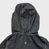 Lululemon In Stride Jacket Womens Size 10 Gray Full Zip Thumbholes