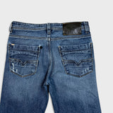 Diesel Jeans Mens 32x28 Blue Only The Brave Distressed Regular Straight Medium Wash Denim Pants