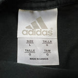 Vintage 90s Adidas T Shirt Mens Large Black 3 Stripes Athletic Short Sleeve Tee