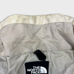 Vintage 90s The North Face Jacket Mens Large White Full Zip Nature Mountain Coat