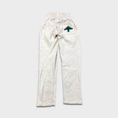 Vertabrae C-2 Sweatpants Mens Medium Beige Spell Out Straight Leg Jogger