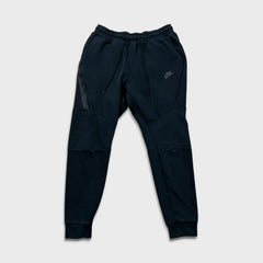 Nike Sportswear Sweatpants Mens Medium Black Tech Fleece Swoosh Taper Leg Jogger