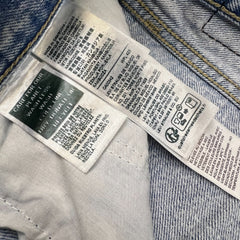 Levi's Low Pro Straight Jeans Womens 30x30 Blue Acid Wash Relax Mid Rise Denim Pants