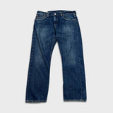 Vintage Y2K Polo Ralph Lauren Jeans Mens 36x30 Blue Straight Leg Dark Wash Denim Pants