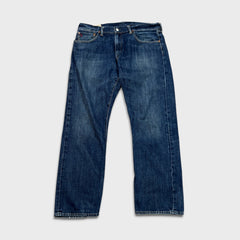 Vintage Y2K Polo Ralph Lauren Jeans Mens 36x30 Blue Straight Leg Dark Wash Denim Pants